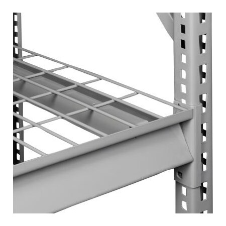 Tennsco Tennsco Extra Shelf Level for Bulk Storage Rack - 48"W x 48"D - Wire Deck - Medium Gray BU-4848W-MGY